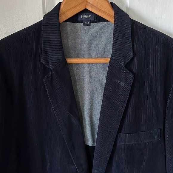 𝅺J.CREW Mens Navy Classic Corduroy Blazer Jacket Slim Fit M - Picture 5 of 16